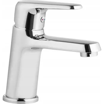 Vodovodní baterie Stojánková umyvadlová baterie Deante AVIS stříbrná