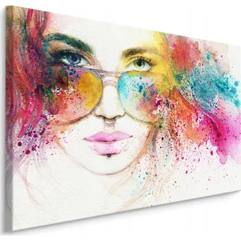 Obraz Obraz na zeď ženská tvář AKVAREL dekor 30x20