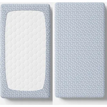 Prostěradlo PROSTĚRADLO BAVLNĚNÝ SATÉN 100% S GUMOU DO POSTÝLKY 60x120 - FERETTI