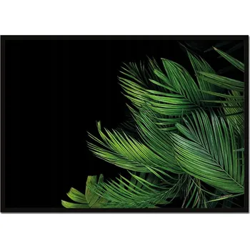 Obraz OBRAZ PLAKÁT V RÁMU 33x43 cm Listy Úroveň P925
