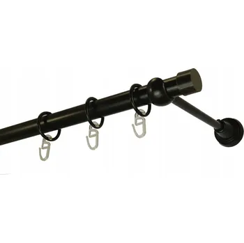 TYČE ZÁCLONOVÉ UNO GARNÝŽ KOVOVÁ JEDNOŘADÁ 19 / 340