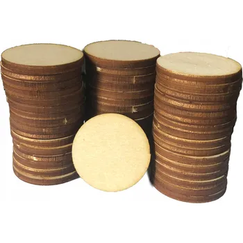 Dřevěná kolečka Kreatywne myślenie 3 cm 100 kusů