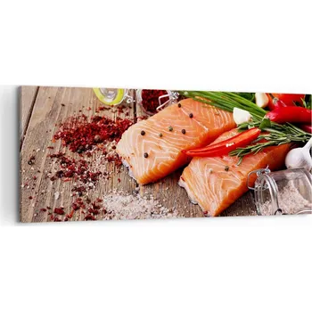 Obraz Foto obraz na plátně 100x40 gastronomie obývací pokoj ložnice na zeď velký