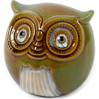 Pokladnička KERAMICKÉ POKLADNÍČKA OTEVÍRACÍ NA ÚSPORY SOVA DÁREK RŮZNÉ BARVY