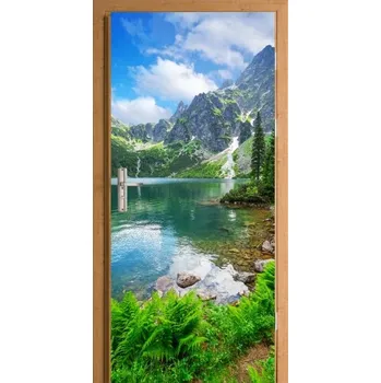 Fototapeta HORSKÉ JEZERO HORY samolepicí fólie na dveře a nábytek