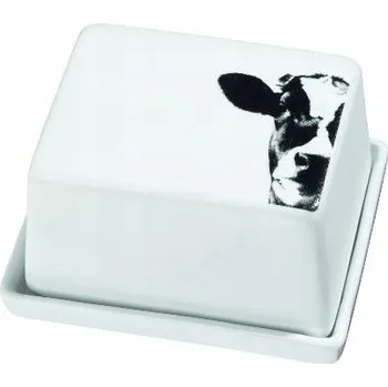 Máslenka Rader MUU porcelánová máslenka bílá