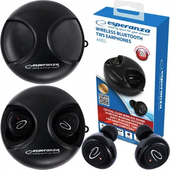 Sluchátka Sluchátka bezdrátová špuntová Esperanza ARIES