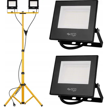 Sada halogenových LED světel se stativem 2x30W 4500K, stavební pracovní reflektor