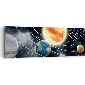 Obraz Obraz na plátně do obýváku ložnice 90x30 kosmos foto obrazy na zeď