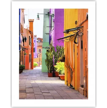 Obraz Obraz plakát na zeď bez rámu 40x50 město plakáty do obývacího pokoje ložnice