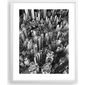 Obraz Obraz plakát na zeď v bílém rámu 40x50 architektura plakáty do obýváku