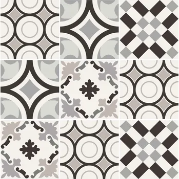 Samolepící dekorace Samolepka na obklady do kuchyně a koupelny tmavý dekor 30x30 cm