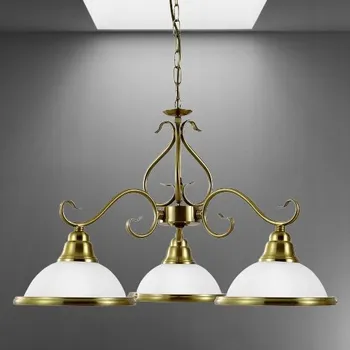 Závěsné svítidlo Clayre & Eef, STYL TIFFANY, 3 světelné body, patice E14