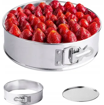 Nádoba na pečení FORMA NA DORT S ODNÍMATELNÝM DNEM PLECH NA PEČENÍ KULATÁ