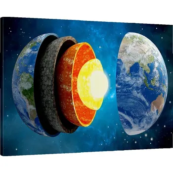 Obraz Obraz na plátně do obýváku, ložnice 70x50 abstrakce foto obrazy na zeď