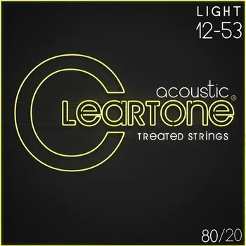 Příslušenství pro strunný nástroj Struny Cleartone Acoustic 80/20 Bronze Light, 12-53