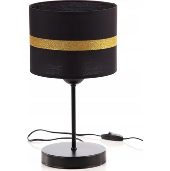 Lampička Stolní Lampa Noční Shine Zlatá Chrom LED E27