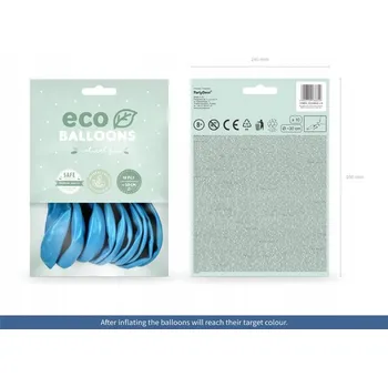 Balónek Latexové balónky Partydeco 10 kusů světle modré