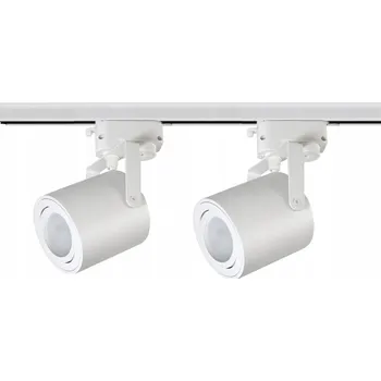 Bodové svítidlo 2x BODOVÝ REFLEKTOR GU10 LIŠTOVÝ SYSTÉM 1m pro 1f lištu
