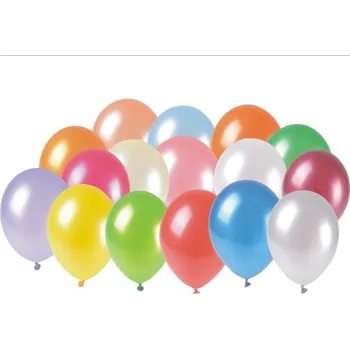 Balónek Metalizované balónky 11'' Mix (100 Ks)