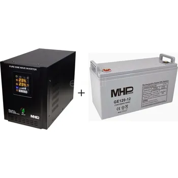 Kotel Záložní zdroj 1200W baterie GEL 120Ah pro kotel na tuhá paliva s podavačem