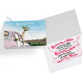 Svatební přání s 3D efektem, Dárek na Svatba a Svatební Hostina