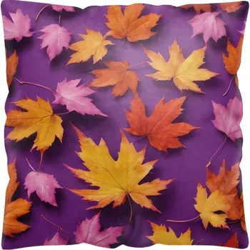 Polštář DEKORAČNÍ POVLEČENÍ NA POLŠTÁŘ 40x40 ANTYALERGICKÉ PODZIMNÍ BARVY