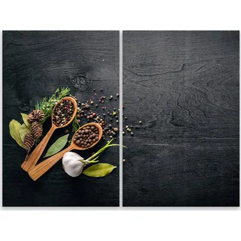 Kuchyňské prkénko Skleněná Ochranná Deska a Krájecí Prkénko | Indukce, Sporák ds-0070