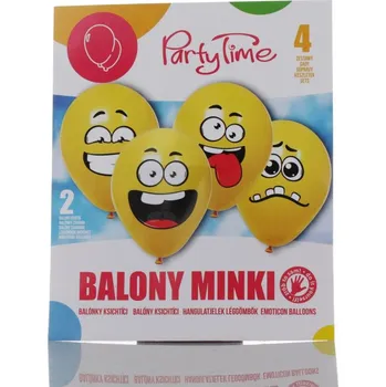 Balónek Balónky s nálepkami: Bav se a tvoř! 4 obličeje