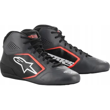 Moto obuv Kartingové boty Alpinestars Tech 1-K START V2 šedo-oranžové vel 36