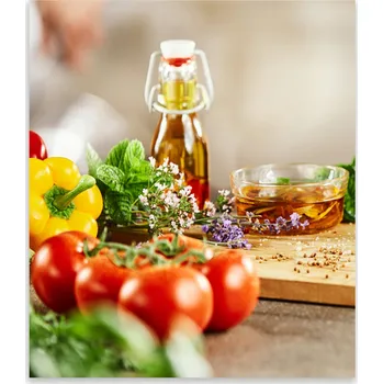 Kuchyňské prkénko Skleněná Ochranná Deska a Krájecí Prkénko | Indukce, Sporák ds-0543