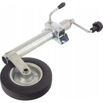 Pojezdové kolečko PODPĚRNÉ KOLO PRO PŘÍVĚS VOZÍK VALNÍK MANÉVROVACÍ KOLO s držákem