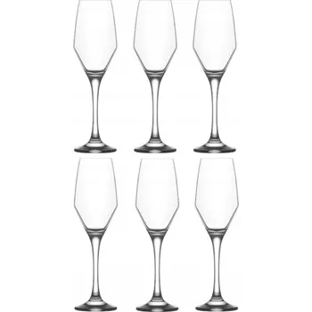 Sklenice Skleničky na šampaňské LAV ELLA bezbarvé 230 ml 6 ks