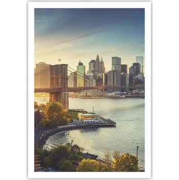 Obraz Plakát na zeď bez rámu 70x100 nový York obraz plakáty do obývacího pokoje ložnice