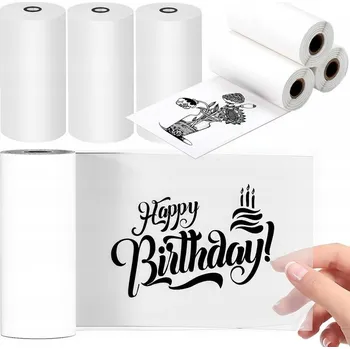 SAMOLEPICÍ PRŮHLEDNÝ PAPÍR PRO TISK 3 KUSŮ