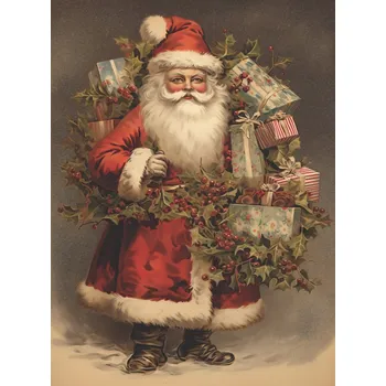 Obraz Plakát Vánoce bez rámu 15 x 21 cm