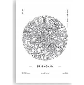 Obraz Plakát na zeď bez rámu 70x100 mapa foto-obraz plakáty do obývacího pokoje ložnice