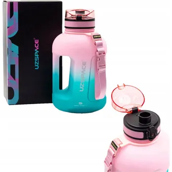 Láhev Motivační láhev s držadlem Lahev Na Pití sportovní na vodu velký 1,7L Uzspace