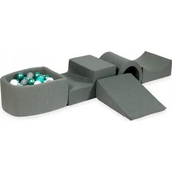 Dětské hřiště Pěnové dětské hřiště - tunel bazén micro šedé