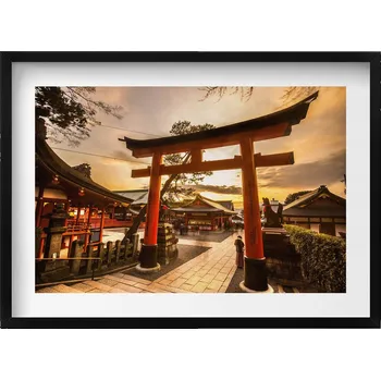 Obraz Obraz dekorace na zeď Japonská brána - asijská architektura 70x50 cm