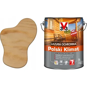 barva a nátěr na dřevo Univerzální lazura V33 108077 bezbarvá 5 l