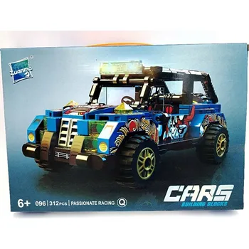 ostatní stavebnice Stavebnice - Velká sada autíček, 312 dílků