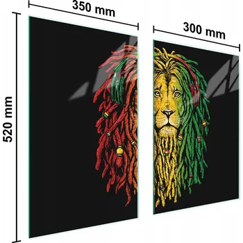 Kuchyňské prkénko Krájecí deska TMK ArtDeko sklo 2 ks