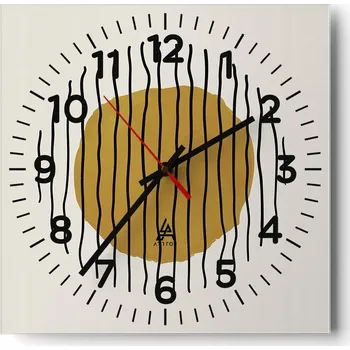 Hodiny Nástěnné hodiny do obýváku 40x40 Abstrakce Tiché hodiny Skleněné hodiny Bez hlučnosti