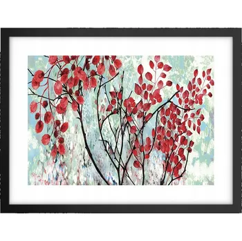 Obraz Obraz plakát v černém rámu do obýváku 40x30 abstrakce foto na zeď