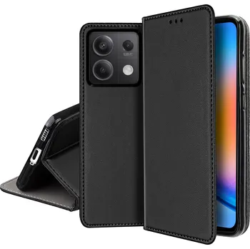 Pouzdro na mobilní telefon Pouzdro s klopou KrainaGSM pro Xiaomi Redmi Note 13 Pro 5G, černé