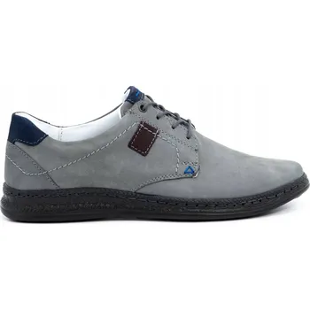 Pánské polobotky Pánské kožené boty casual 930MA šedé 45