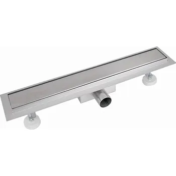 sprchový žlab Eco produkty Odtokový sprchový kanálek nerez - s možností hladkého roštu, nebo pro dlažbu, délka 50 cm