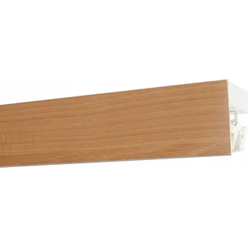 Obraz Jednokolejnicová PVC stropní lišta 130 cm + KRYT, barva dle výběru