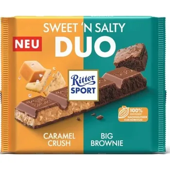 Čokoláda Ritter Sport Sweet'n Salty Duo 218g - DMT 13.11.2025
